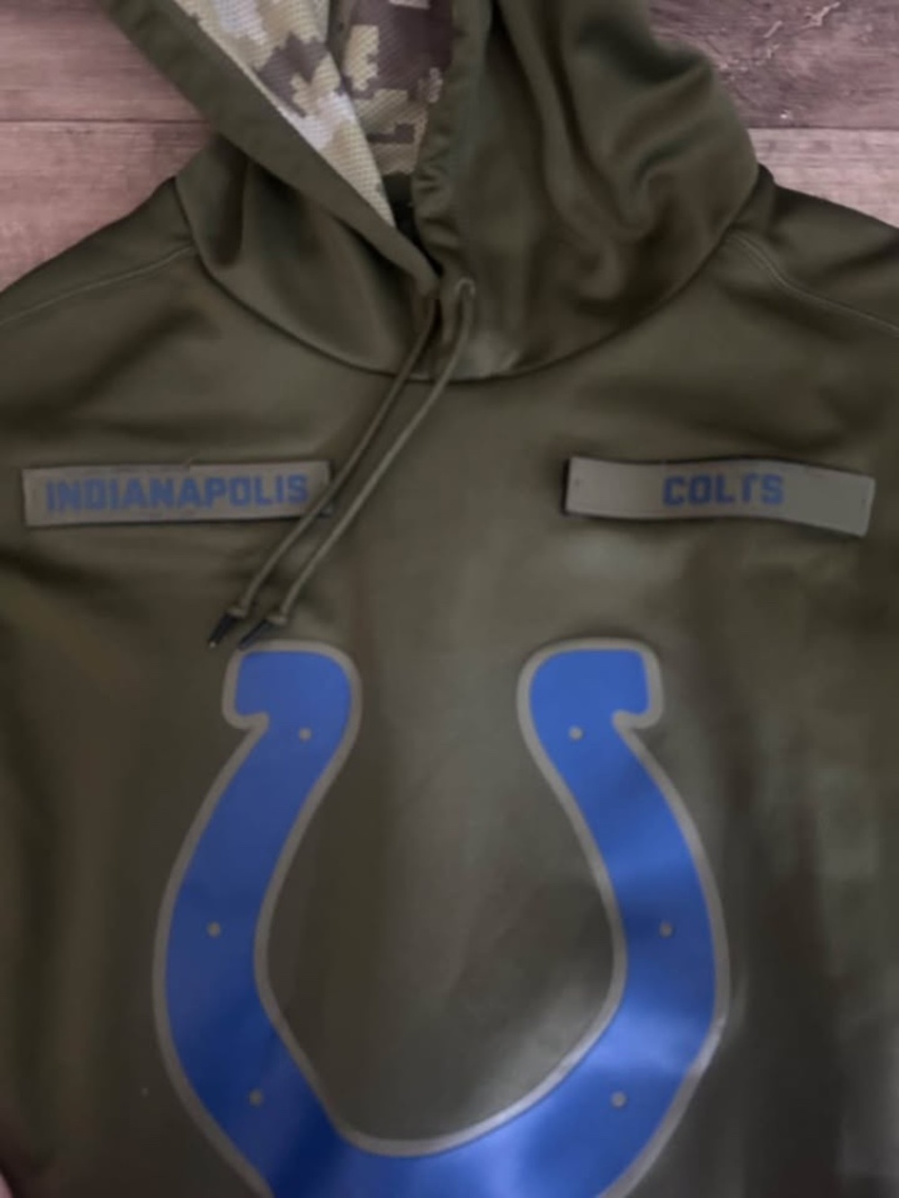 Nike Indianapolis Colts Salute to Service Hoodie Medium